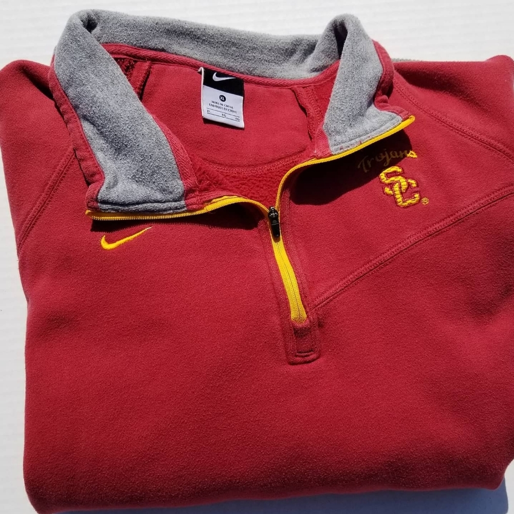 USC Trojans Nike 1/4 zip Men's Pullover